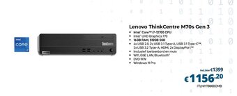 CompuDeals Lenovo ThinkCentre M70s Gen 3 aanbieding