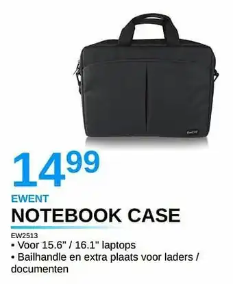 Derco Systems Ewent notebook case ew2513 aanbieding