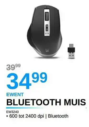 Derco Systems Ewent bluetooth muis ew3240 aanbieding