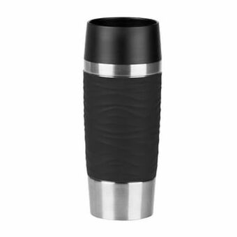 Makro Emsa Thermosbeker Wave 360 ml zwart aanbieding