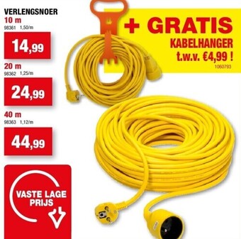 Hubo Verlengsnoer 10 m aanbieding