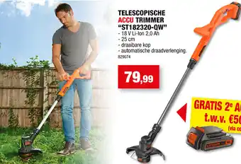 Hubo Telescopische accu trimmer “st182320-qw” aanbieding