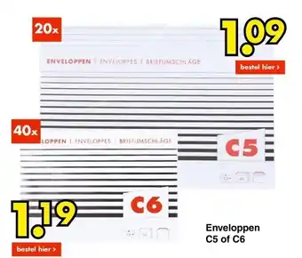 Enveloppen c5 of c6