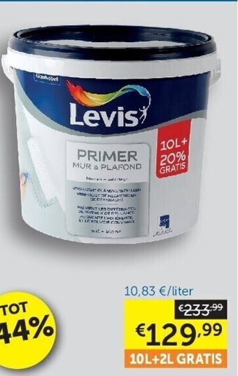 Zelfbouwmarkt MUUR & PLAFOND PRIMER 10L + 2L aanbieding