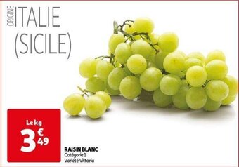 Auchan RAISIN BLANC aanbieding