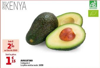Auchan AVOCAT BIO aanbieding