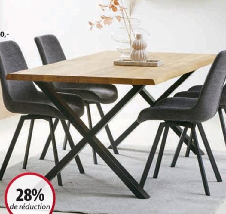 ROSKILDE TABLE promotie bij Jysk