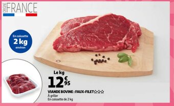 Auchan Viande Bovine : Faux-Filet aanbieding