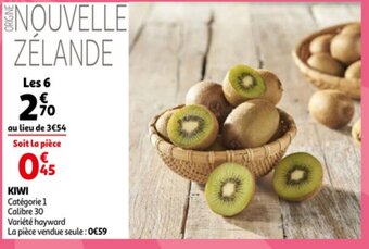 Auchan Kiwi aanbieding