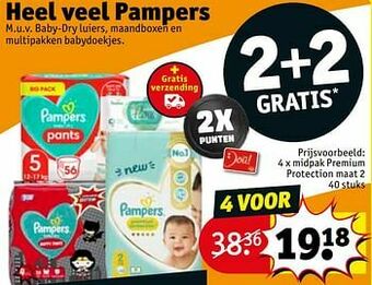 Kruidvat Midpak premium protection maat 2 aanbieding