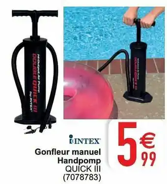 Gonfleur manuel handpomp quick iii