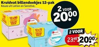 Kruidvat Kruidvat billendoekjes aanbieding