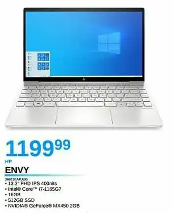 Derco Systems Hp envy 36b19ea#uug aanbieding