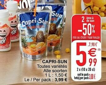 Cora Capri-sun aanbieding