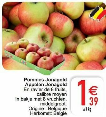 Pommes jonagold appelen jonagold
