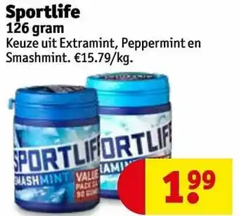 Kruidvat Sportlife aanbieding