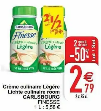 Cora Rème culinaire légère lichte culinaire room carlsbourg finesse aanbieding