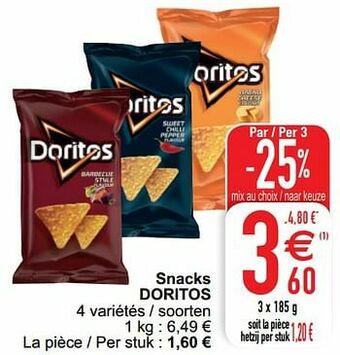 Cora Snacks doritos aanbieding