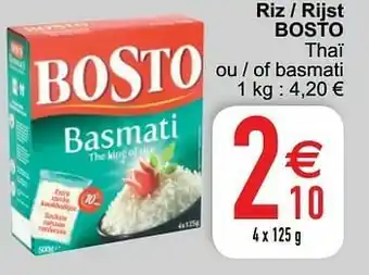 Cora Riz - rijst bosto aanbieding