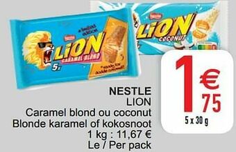 Cora Nestle lion aanbieding