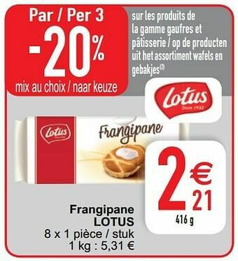 Cora Frangipane lotus aanbieding