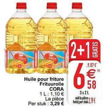 Cora Huile pour friture frituurolie cora aanbieding