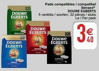 Cora Pads compatibles - compatibel senseo douwe egberts aanbieding