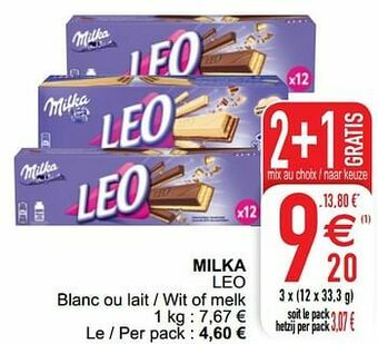 Cora Milka leo aanbieding