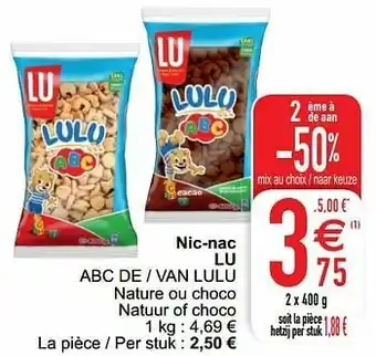 Nic-nac lu abc de - van lulu