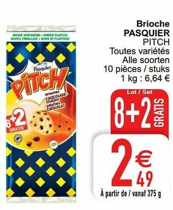 Cora Brioche pasquier pitch aanbieding