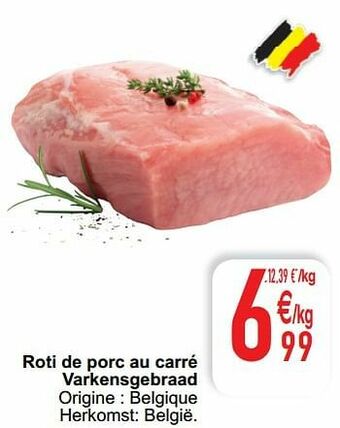 Cora Roti de porc au carré varkensgebraad aanbieding