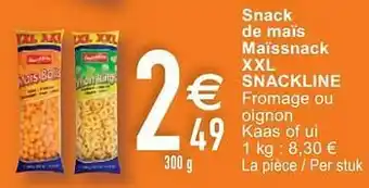 Cora Snack de maïs maïssnack xxl snackline aanbieding