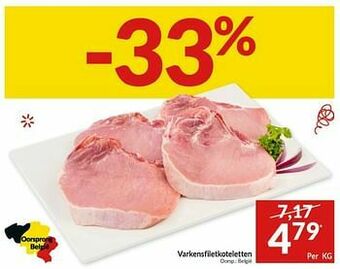 Intermarché Varkensfiletkoteletten aanbieding