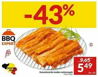 Intermarché Gemarineerde sneden varkensspek aanbieding