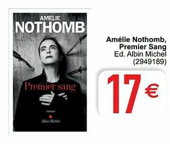 Cora Amélie nothomb premier sang aanbieding