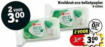 Kruidvat Kruidvat eco toiletpapier aanbieding
