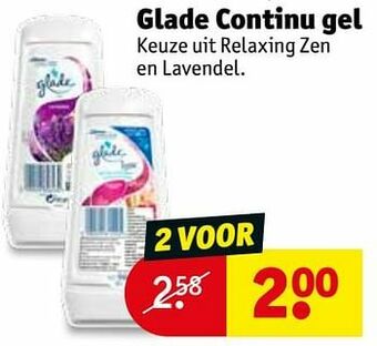 Kruidvat Glade continu gel aanbieding