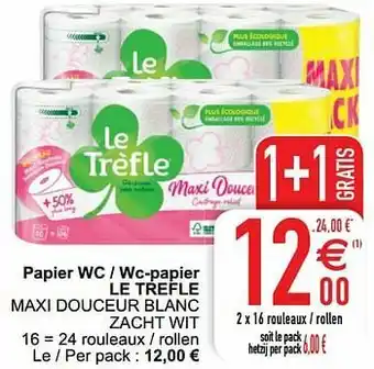 Papier wc - wc-papier le trefle