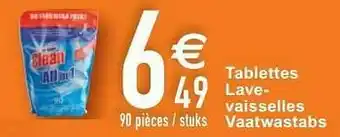 Cora Tablettes lavevaisselles vaatwastabs aanbieding