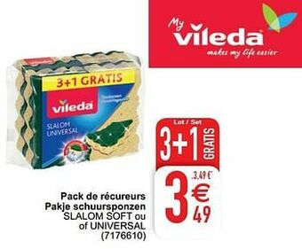Cora Pack de récureurs pakje schuursponzen slalom soft ou of universal aanbieding