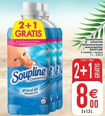 Cora Assouplissant concentré geconcentreerde wasverzachter soupline aanbieding