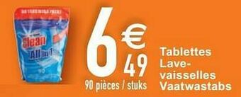 Cora Tablettes lavevaisselles vaatwastabs aanbieding