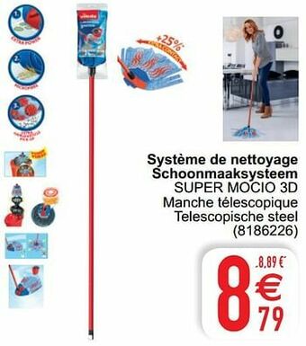 Cora Système de nettoyage schoonmaaksysteem super mocio 3d aanbieding
