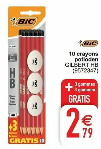 Cora 10 crayons potloden gilbert hb aanbieding