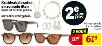 Kruidvat Kruidvat sieraden en zonnebrillen aanbieding