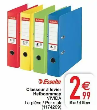 Classeur à levier hefboommap vivida