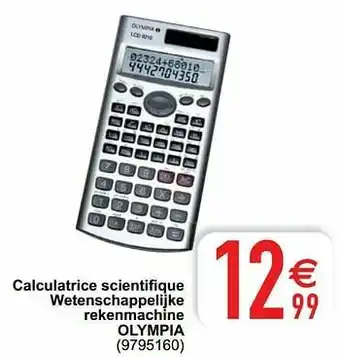 Calculatrice scientifique wetenschappelijke rekenmachine olympia