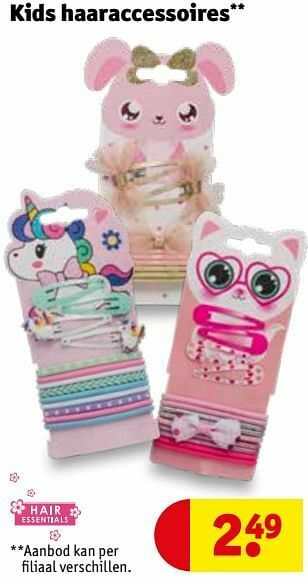 Kruidvat Kids haaraccessoires aanbieding