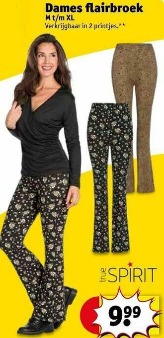 Kruidvat Dames flairbroek aanbieding