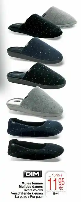 Cora Mules femme muiltjes dames aanbieding